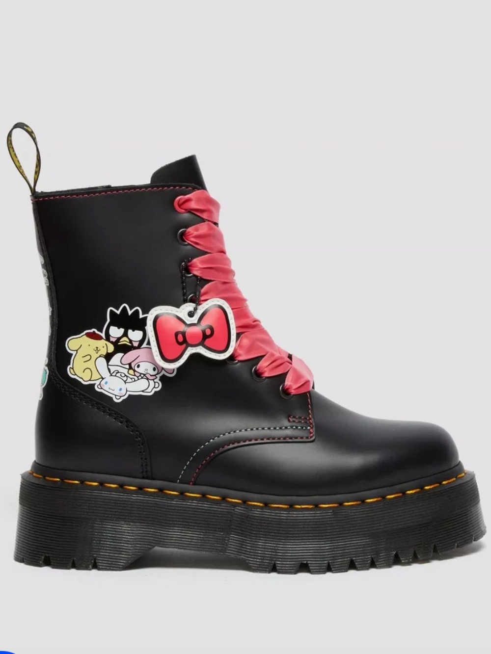 Dr. Martens Hello Kitty & Friends Jadon Leather Platform Women’s size 8 NEW!!!